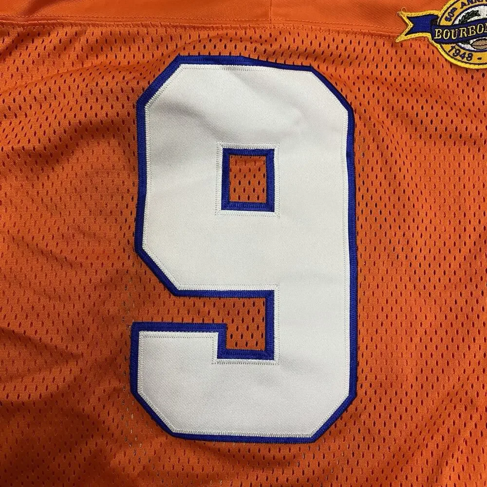 Bobby Boucher The Waterboy Jersey XL #9 Bourbon Bowl Adam Sandler Movie NWT